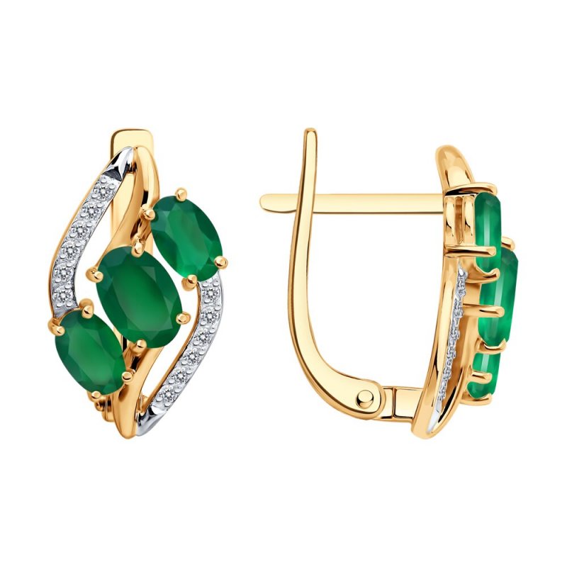 729301 Серьги 585