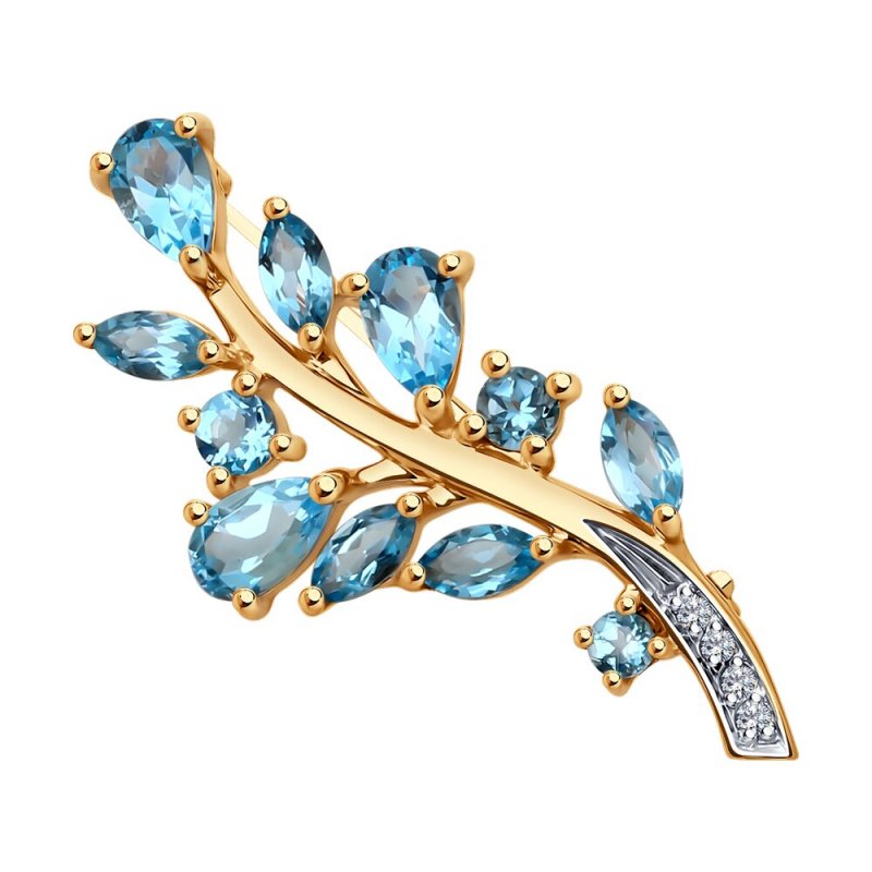 740403 Брошь 585