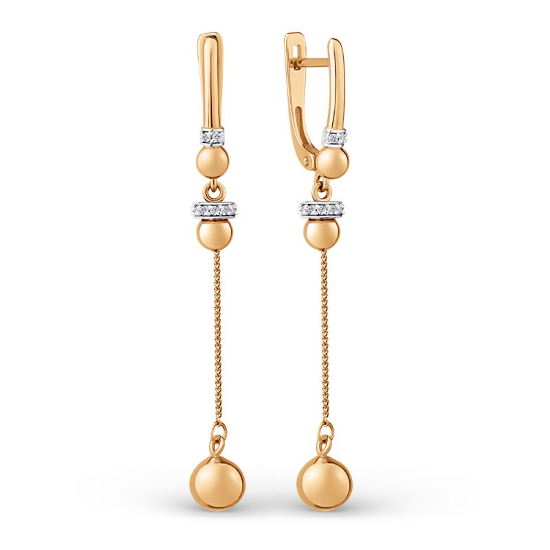 Серьги из золота 585 пробы