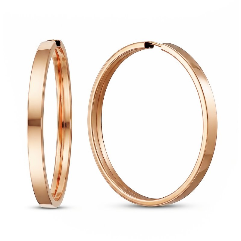 Серьги из золота 585 пробы конго