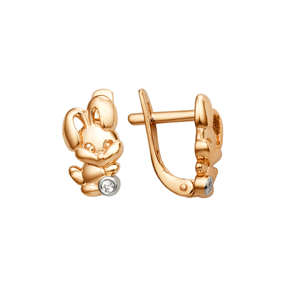 Серьги из золота 585 пробы