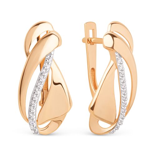 Серьги из золота 585 пробы