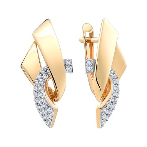 Серьги из золота 585 пробы