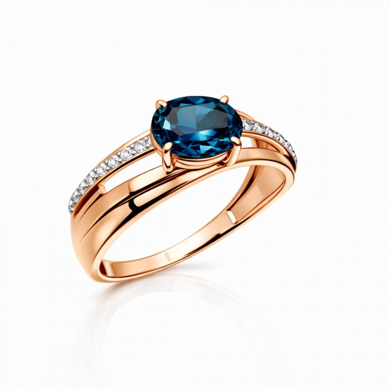 Золотое кольцо 585 пробы