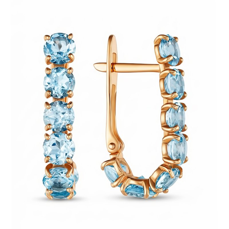 Серьги из золота 585 пробы