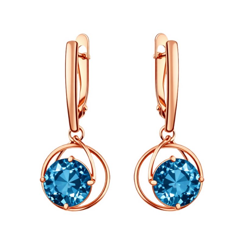 Серьги из золота 585 пробы