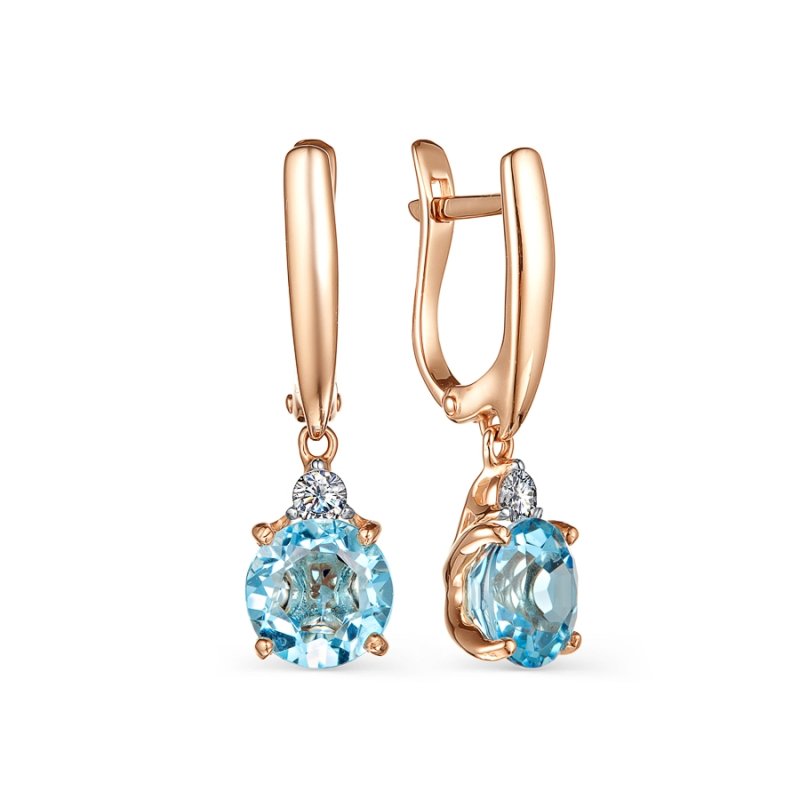 Серьги из золота 585 пробы