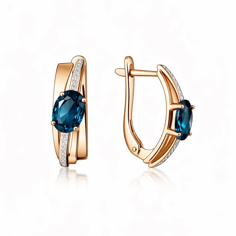 Серьги из золота 585 пробы