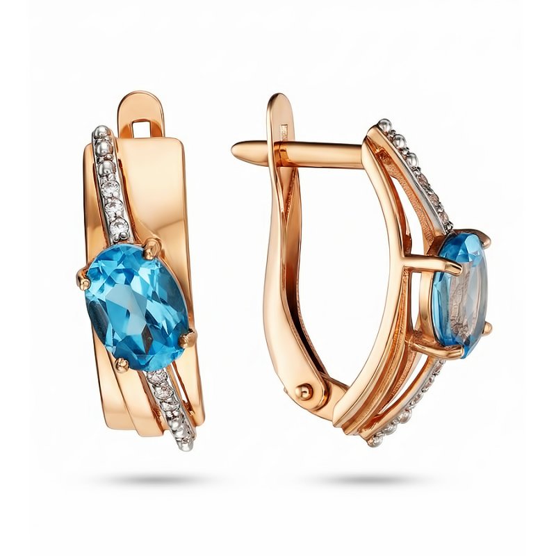 Серьги из золота 585 пробы