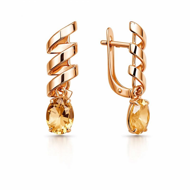 Серьги из золота 585 пробы