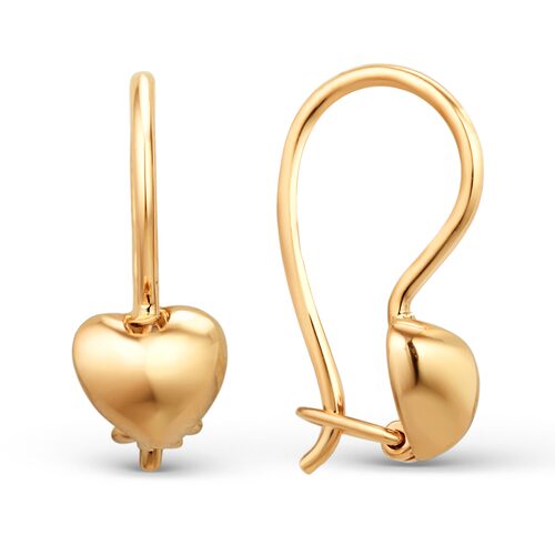 Серьги детские из золота 585 пробы