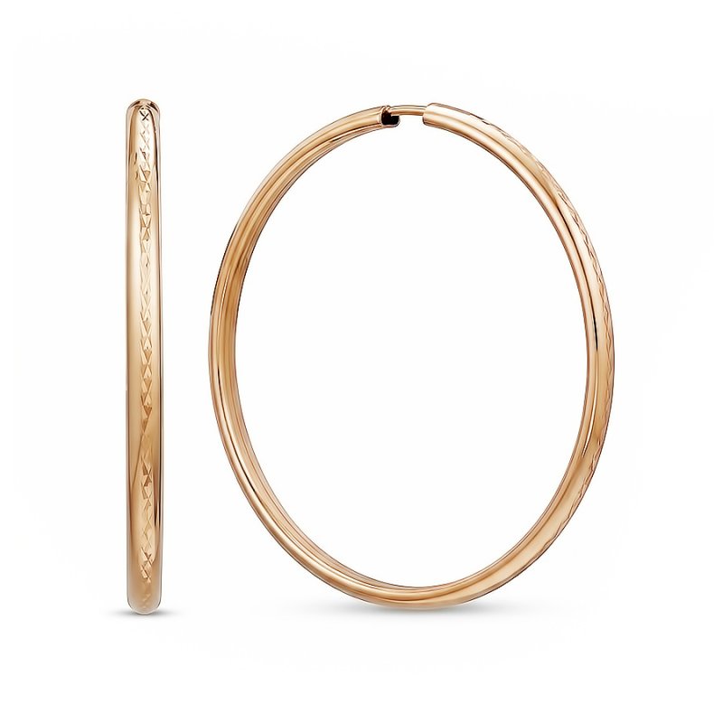 Серьги из золота 585 пробы конго