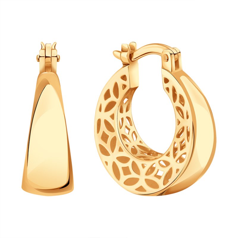 Серьги из золота 585 пробы