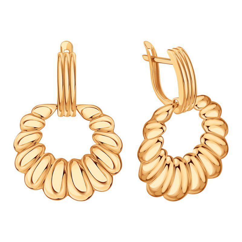 Серьги из золота 585 пробы