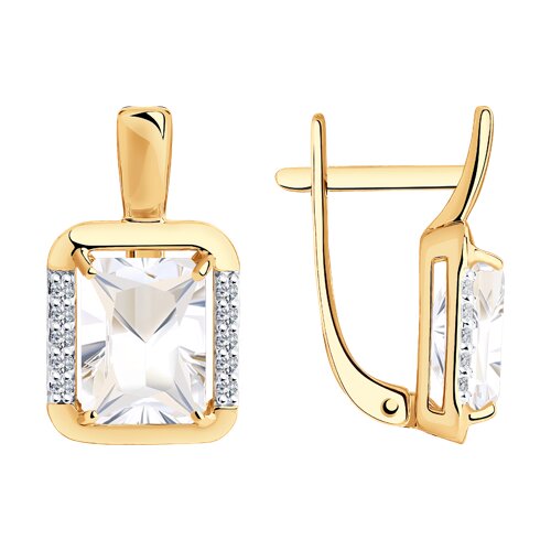 Серьги из золота 585 пробы