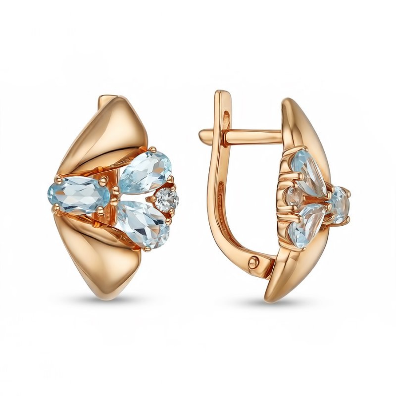 Серьги из золота 585 пробы