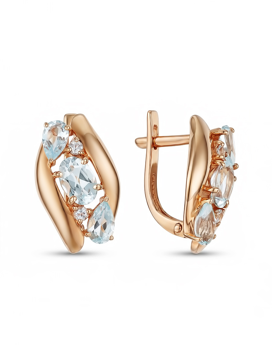 Серьги из золота 585 пробы
