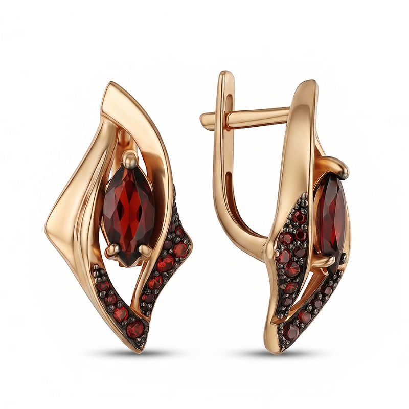 Серьги из золота 585 пробы