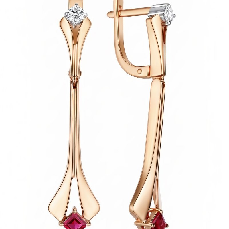 Серьги из золота 585 пробы