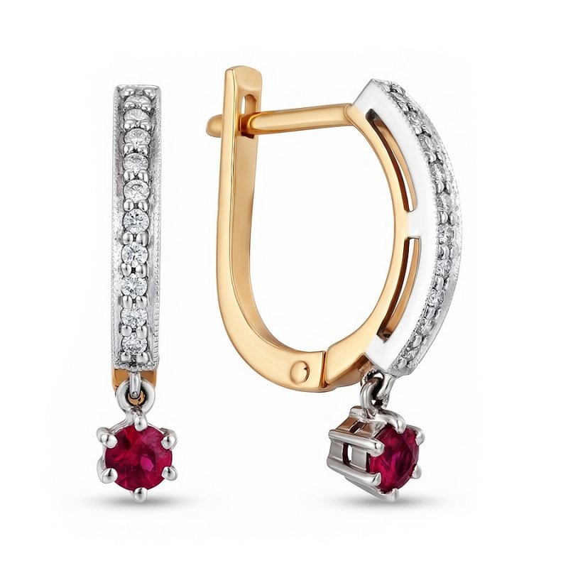 Серьги из золота 585 пробы