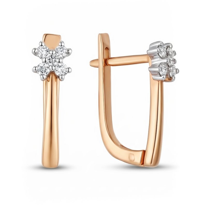 Серьги из золота 585 пробы