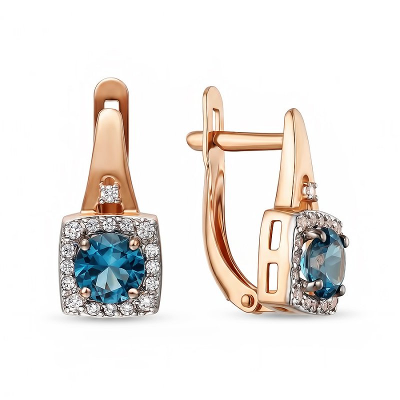 Серьги из золота 585 пробы