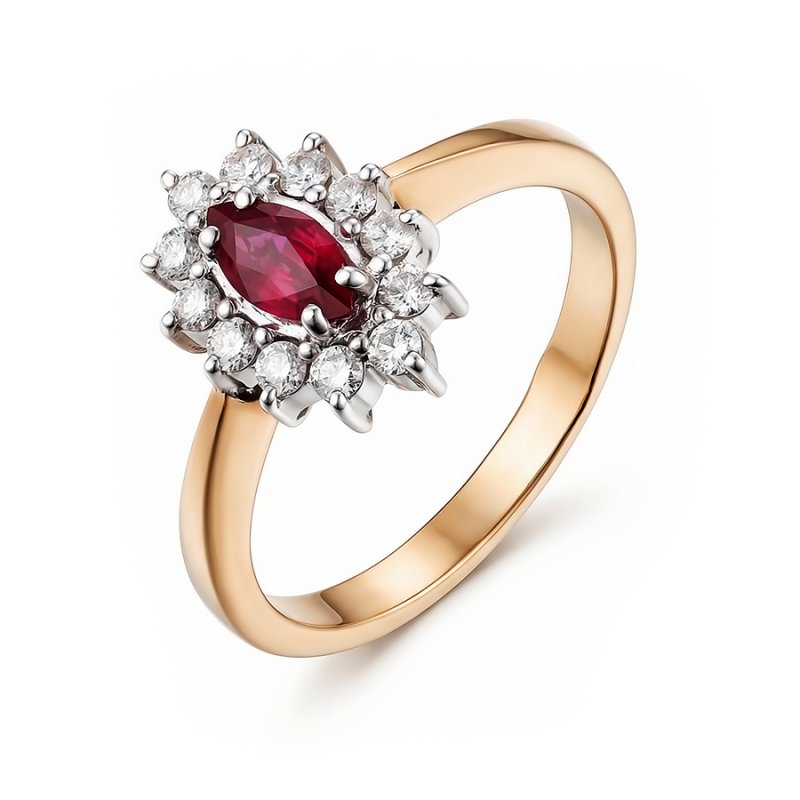 Золотое кольцо 585 пробы