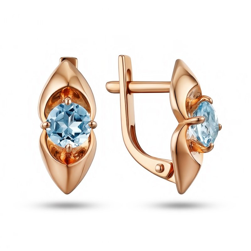 Серьги из золота 585 пробы