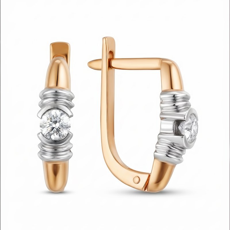 Серьги из золота 585 пробы