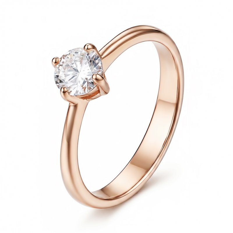 Кольцо из золота 585 пробы с бриллиантом