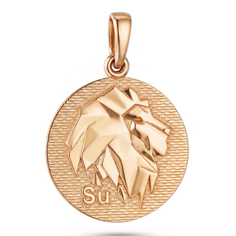 Подвеска знак зодиака золотая 585 пробы