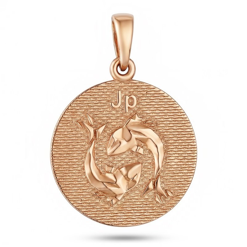 Подвеска знак зодиака золотая 585 пробы