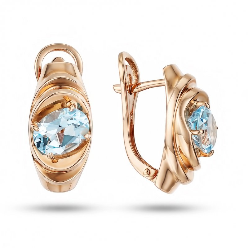 Серьги из золота 585 пробы