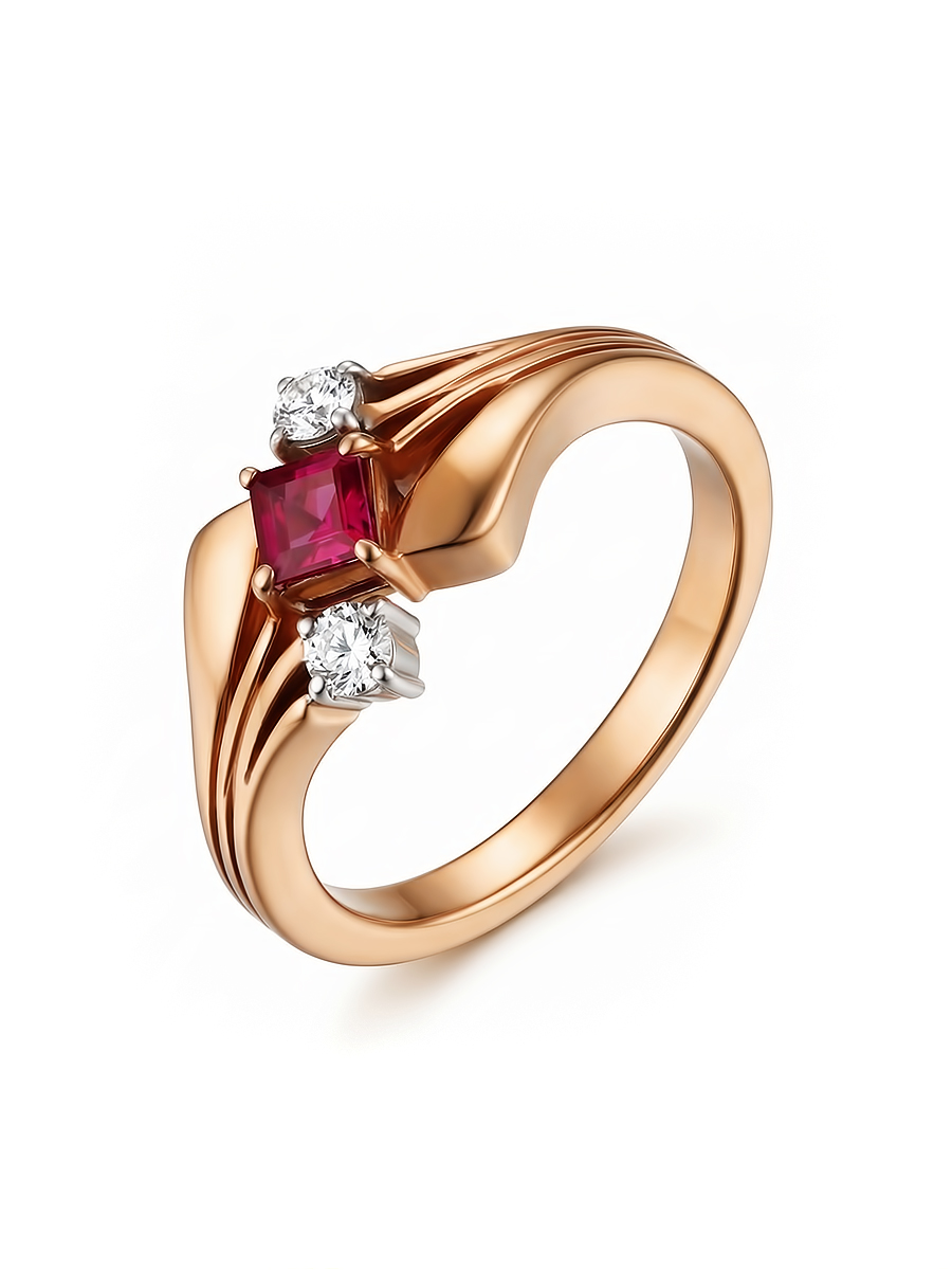 Золотое кольцо 585 пробы