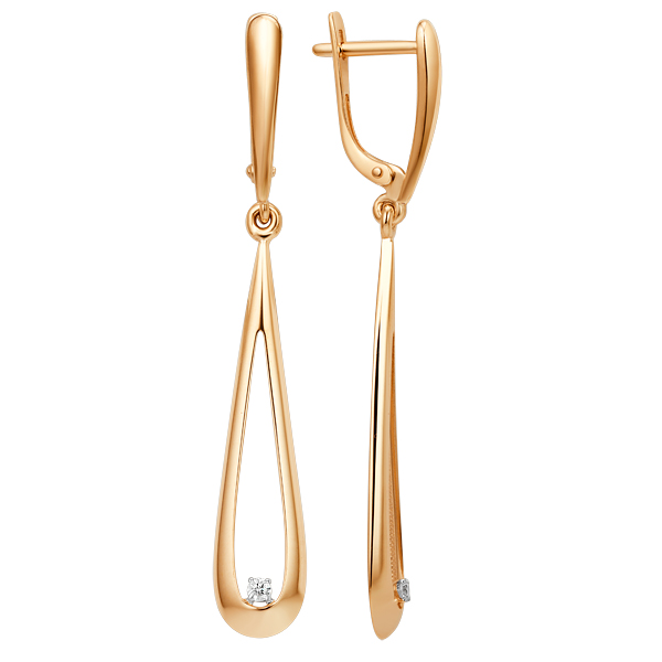Серьги из золота 585 пробы