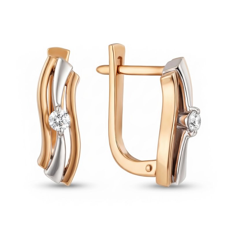 Серьги из золота 585 пробы