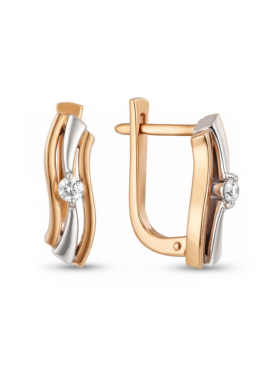 Серьги из золота 585 пробы