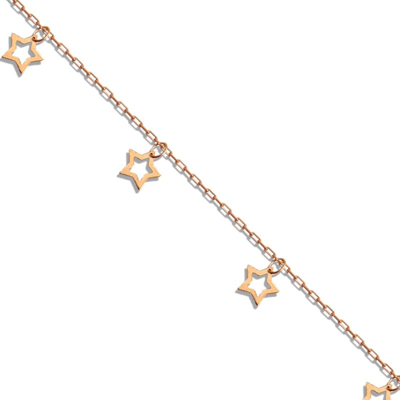 Золотой браслет на ногу 585 пробы