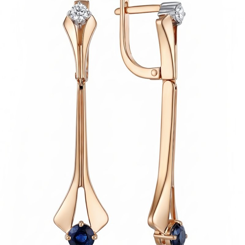 Серьги из золота 585 пробы