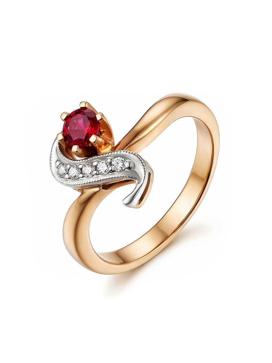 Золотое кольцо 585 пробы