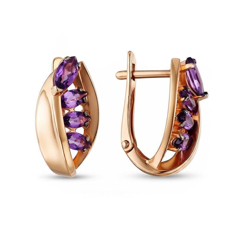 Серьги из золота 585 пробы