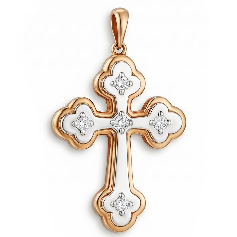 Крест из золота 585 пробы