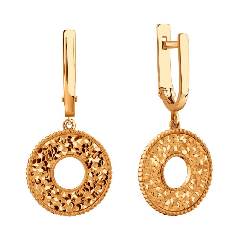 Серьги из золота 585 пробы