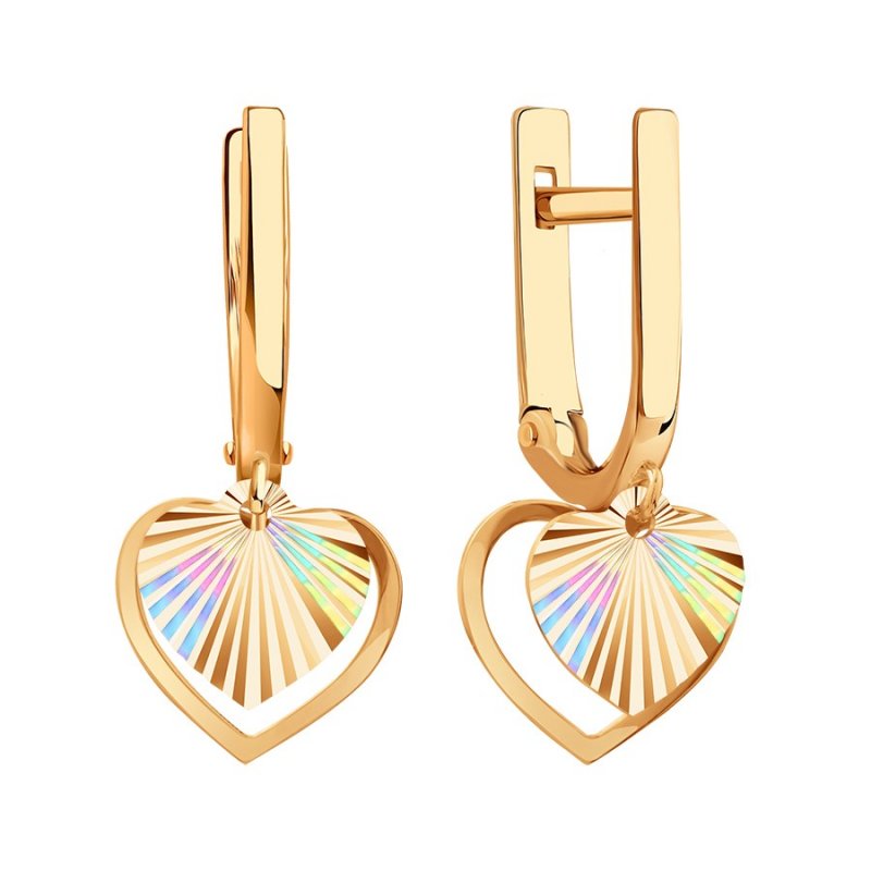 Серьги из золота 585 пробы