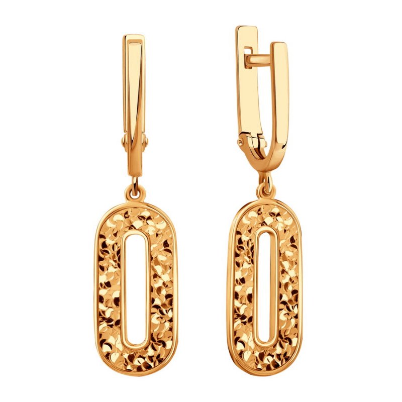Серьги из золота 585 пробы