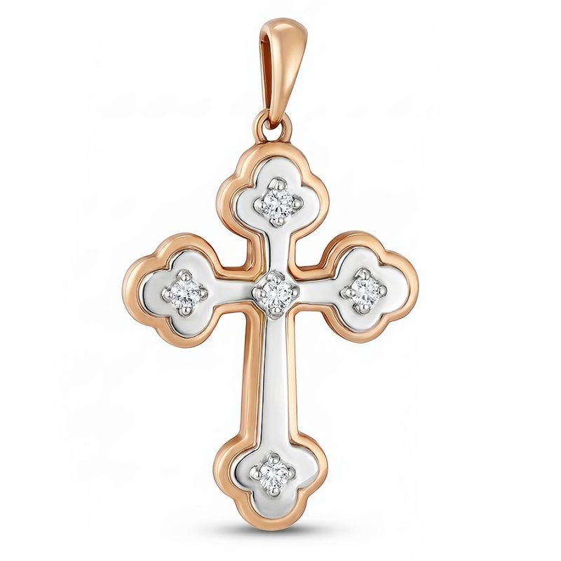 Крест из золота 585 пробы