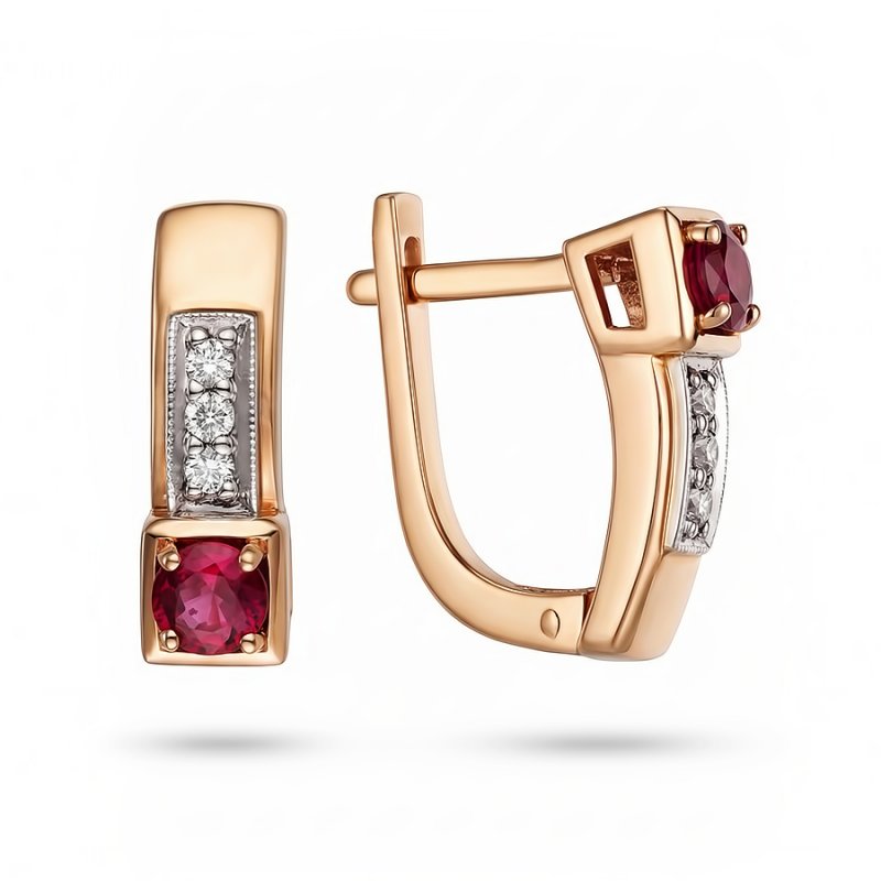 Серьги из золота 585 пробы