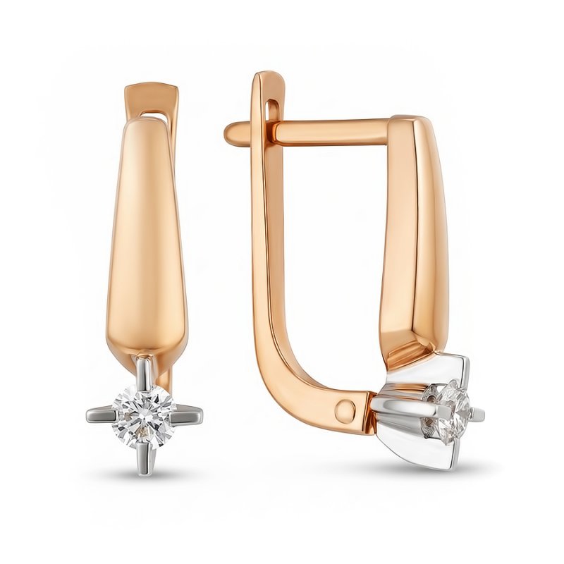 Серьги из золота 585 пробы