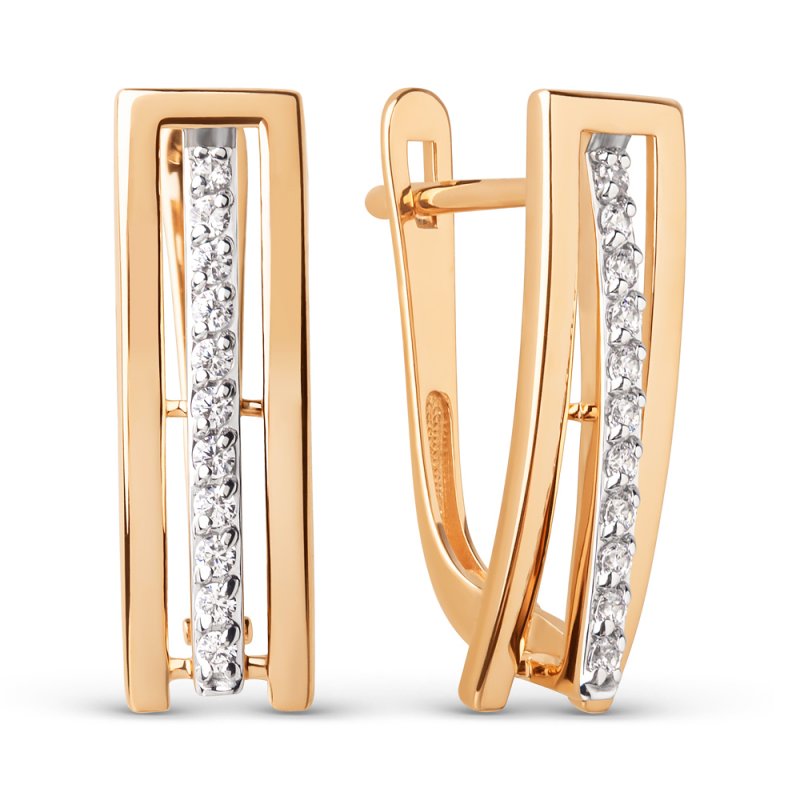 Серьги из золота 585 пробы