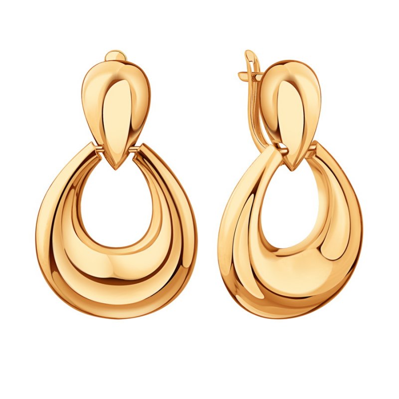 Серьги из золота 585 пробы